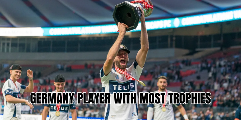Germany player with most trophies
