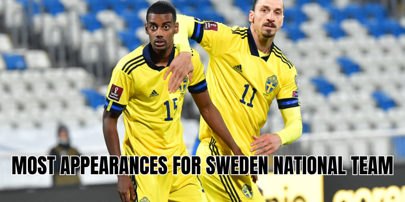 Most appearances for Sweden national team